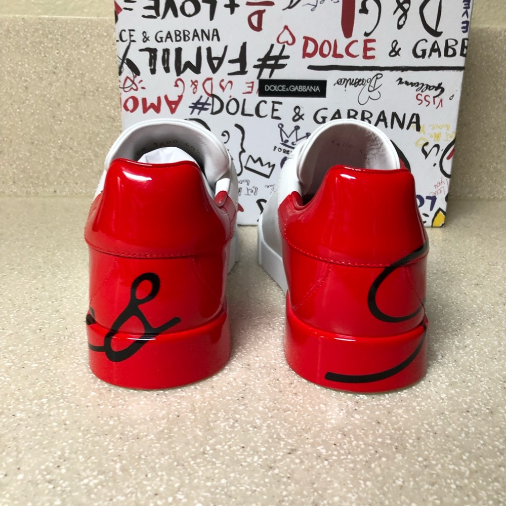Dolce & Gabbana Script Logo Sneaker 40.5 / 10.5 - Picture 7 of 8